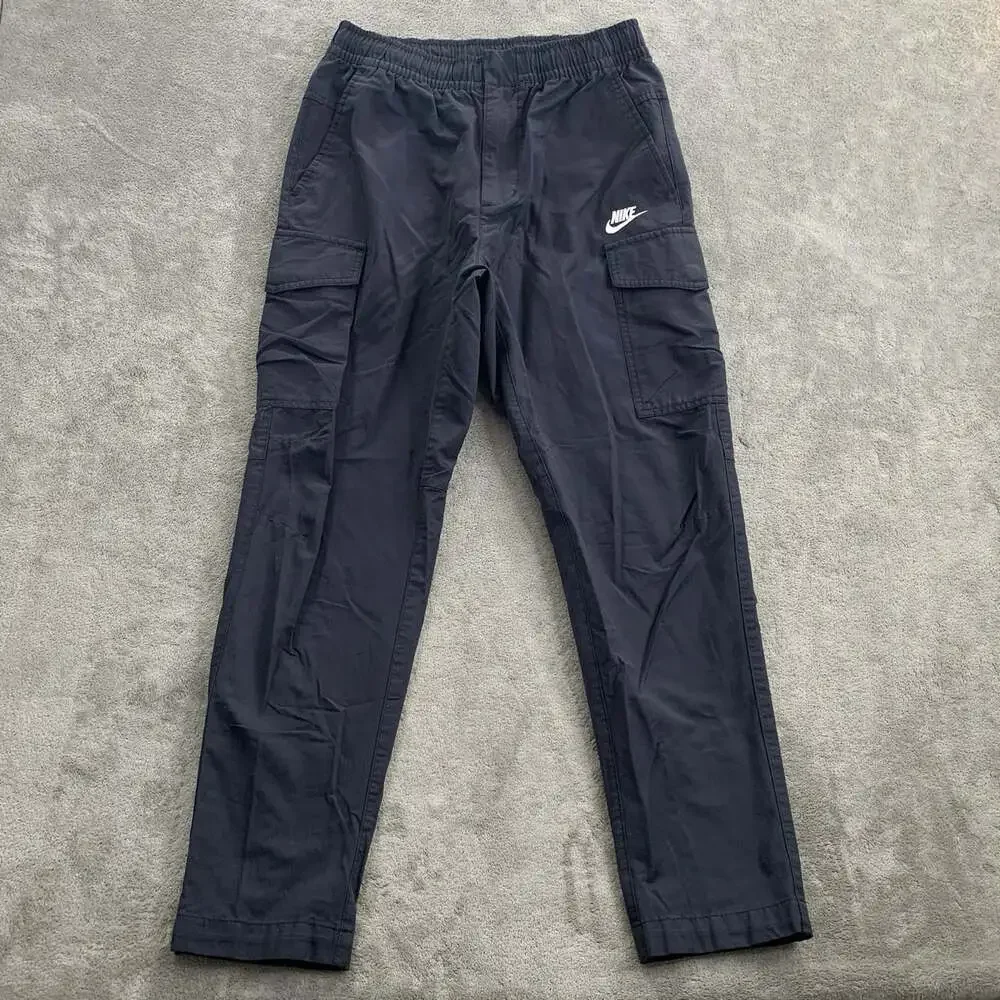Nike Utility Cargo Joggers Pants Mens Medium Black Outdoor Gorpcore DD5207-010